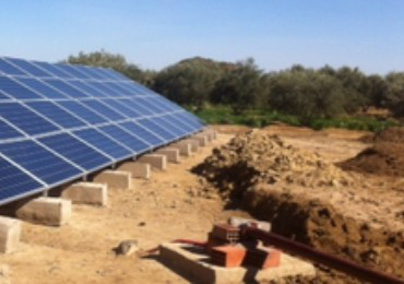 Système de pompe solaire de 7,5 kW au Maroc