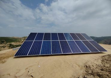 Système de pompe solaire 3 kW/4 kW/5,5 kW dans le comté de Zizhou, ville de Yulin, province du Shaanxi