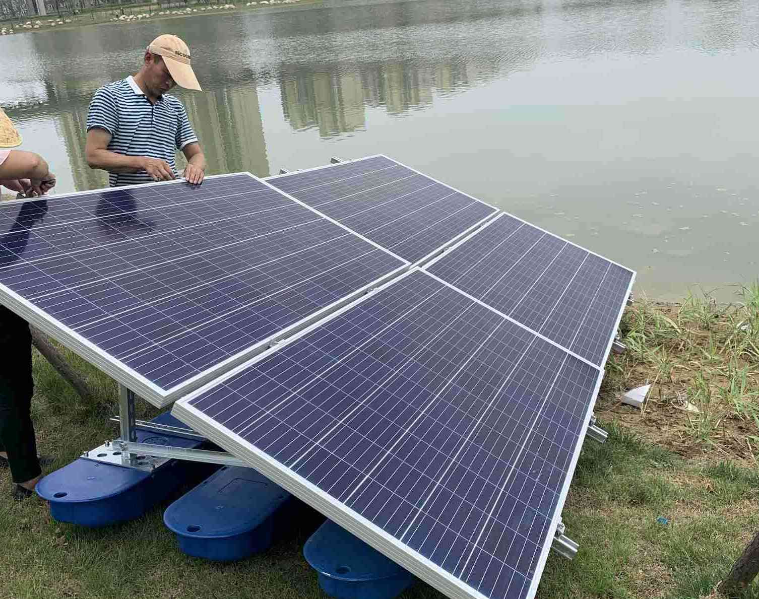 Le système d'aération solaire JNTECH appliqué avec succès au projet de gouvernance environnementale à Shenling Tan, ville d'Anqing