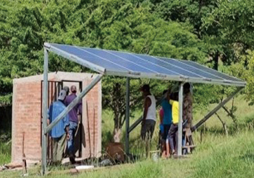 Système d'onduleur de pompe solaire de 2,2 kW au Nicaragua