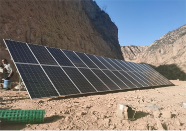 Système de pompage solaire de 7,5 kW dans la ville de Yulin, province du Shaanxi