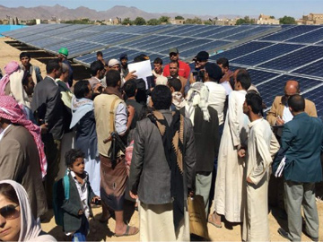Système de pompage solaire de 100 kW au Yémen