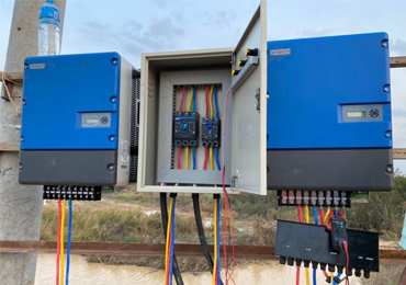 Système de pompe solaire de 37 kW au Cambodge