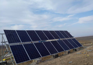 Système d'alimentation solaire hors réseau de 3 kVA au poste de garde-frontière du Xinjiang
