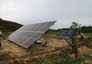 Système de pompe solaire de 7,5 kW à SuiDe, Shaanxi