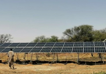 Système de pompe solaire de 11 kW au Soudan