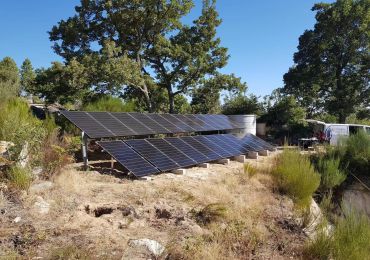 Système de pompage solaire de 1,1 kW et 1,5 kW au Portugal