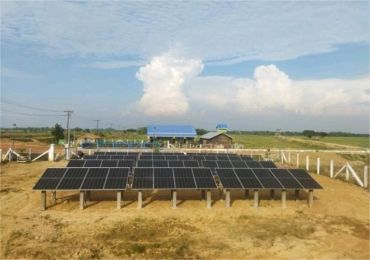 Système de pompage solaire de 30 kW au Myanmar